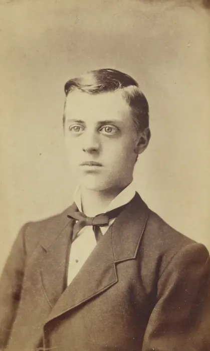 Framed Print : Bust portrait of an unidentified man, about 1880. Creator: Miller & Company Framed Print : Bust portrait of an unidentified man, about 1880. Creator: Miller & Company