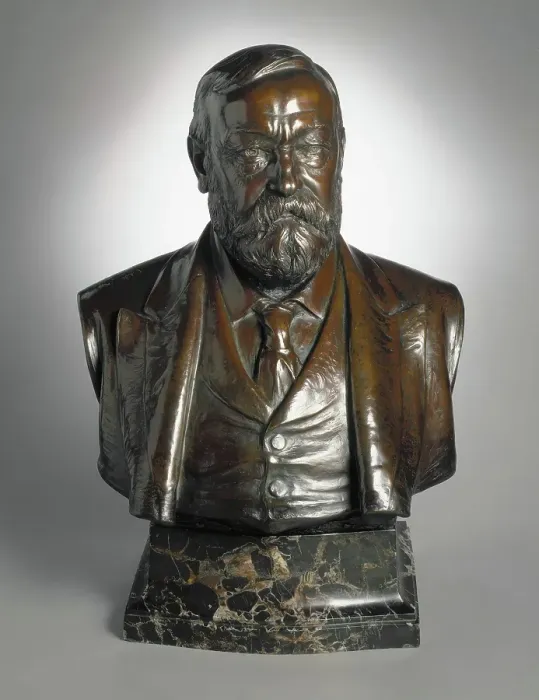 Framed Print : Bust of President Benjamin Harrison, 1919-1921. Creator: Adolph Alexander Weinman Framed Print : Bust of President Benjamin Harrison, 1919-1921. Creator: Adolph Alexander Weinman
