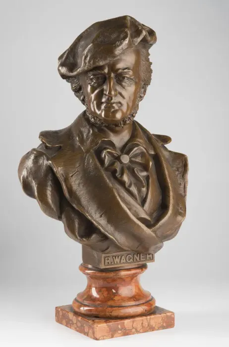 Framed Print : Bust of Richard Wagner, Early 20th cen. Creator: Anonymous master Framed Print : Bust of Richard Wagner, Early 20th cen. Creator: Anonymous master