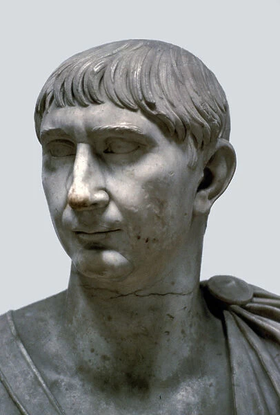 Bust of the Roman Emperor Trajan, 1st century