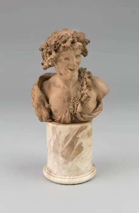 Framed Print : Bust of a Satyr, 1770 / 75. Creator: Claude Michel Framed Print : Bust of a Satyr, 1770 / 75. Creator: Claude Michel