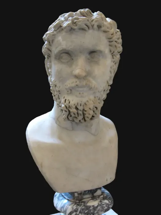 Framed Print : Bust of Septimius Severus, 3rd cen. AD. Artist: Art of Ancient Rome, Classical sculpture Framed Print : Bust of Septimius Severus, 3rd cen. AD. Artist: Art of Ancient Rome, Classical sculpture