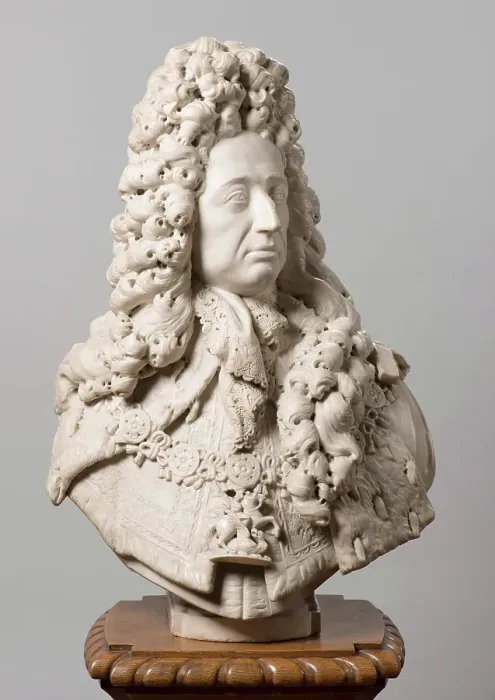Framed Print : Bust of Stadholder-King William III (1650-1702). Creator: Johannes Blommendael Framed Print : Bust of Stadholder-King William III (1650-1702). Creator: Johannes Blommendael