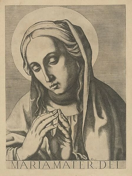 Bust of the Virgin, 1606 / 1607. Creator: Raffaello Schiaminossi