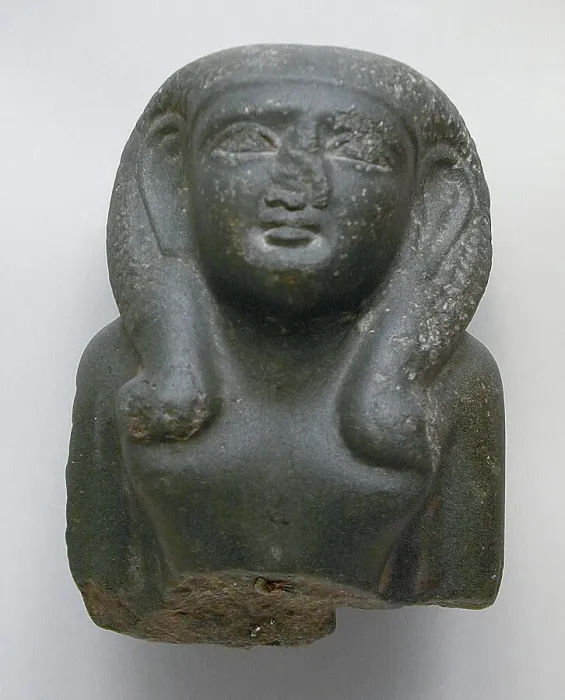 Framed Print : Bust of a Woman, Egypt, 12th Dynasty (1991-1786 BCE). Creator: Unknown Framed Print : Bust of a Woman, Egypt, 12th Dynasty (1991-1786 BCE). Creator: Unknown