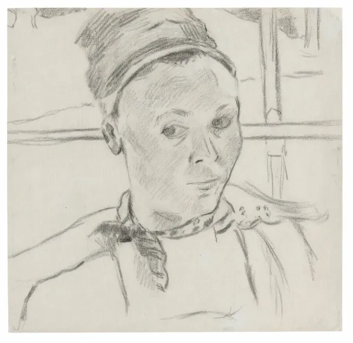 Framed Print : Bust of a Young Breton Woman (Possibly Marie Lagadu), 1886 / 88. Creator: Paul Gauguin Framed Print : Bust of a Young Breton Woman (Possibly Marie Lagadu), 1886 / 88. Creator: Paul Gauguin