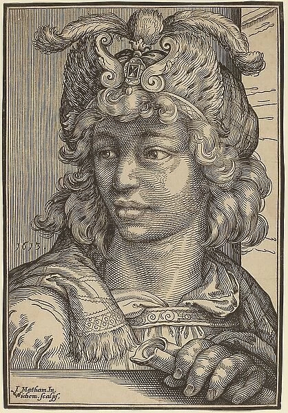 Bust of a Young Man, 1613. Creator: Christoffel van Sichem I
