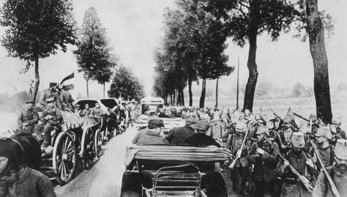 Framed Print : Busy road, World War I, 1915 Framed Print : Busy road, World War I, 1915