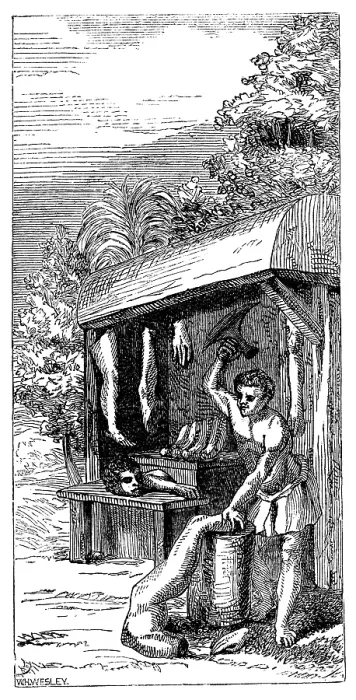 Framed Print : Butcher's Shop of the Anziques, 1598, (1863). Creator: WH Wesley. Butcher's Shop of the Anziques, 1598, (1863). Creator: WH Wesley Framed Print : Butcher's Shop of the Anziques, 1598, (1863). Creator: WH Wesley. Butcher's Shop of the Anziques, 1598, (1863). Creator: WH Wesley