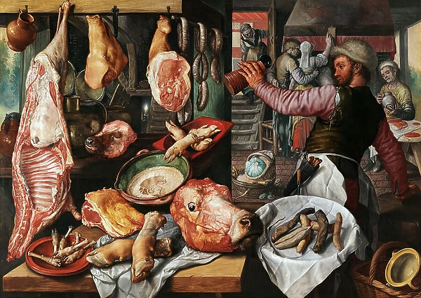 Butcher's Stall, 1568. Creator: Beuckelaer, Joachim (ca. 1533-1574)