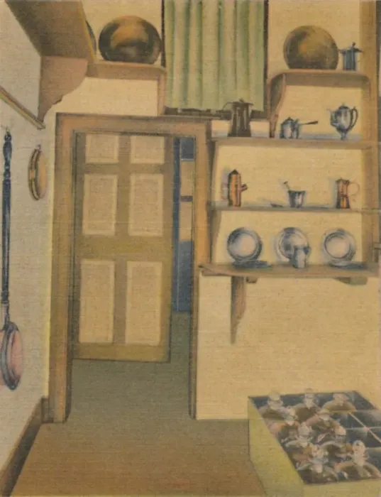 Framed Print : The Butlers Pantry, 1946 Framed Print : The Butlers Pantry, 1946