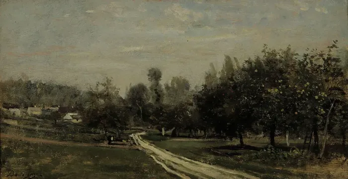 Framed Print : Butry-sur-Oise, 1840-1878. Creator: Charles Francois Daubigny Framed Print : Butry-sur-Oise, 1840-1878. Creator: Charles Francois Daubigny