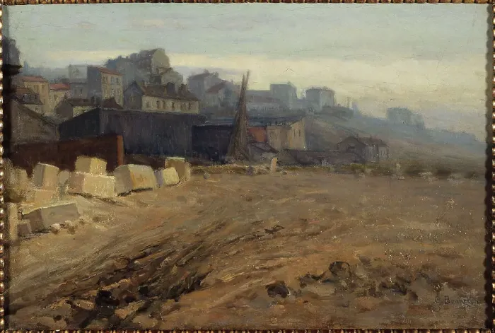 Framed Print : Butte-aux-Cailles, c1901. Creator: Germain Eugene Bonneton Framed Print : Butte-aux-Cailles, c1901. Creator: Germain Eugene Bonneton