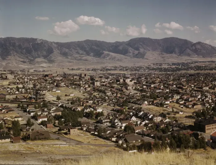 Framed Print : Butte, Montana, 1942. Creator: Russell Lee Framed Print : Butte, Montana, 1942. Creator: Russell Lee