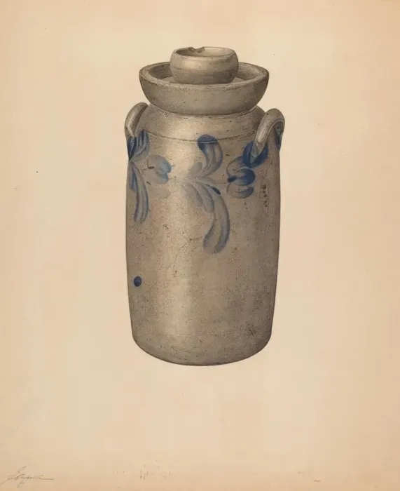 Framed Print : Butter Churn, c. 1940. Creator: Giacinto Capelli Framed Print : Butter Churn, c. 1940. Creator: Giacinto Capelli