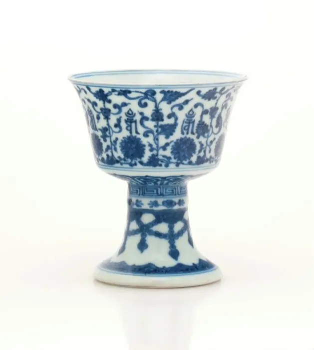 Framed Print : Butter cup, 18th century. Creator: Unknown