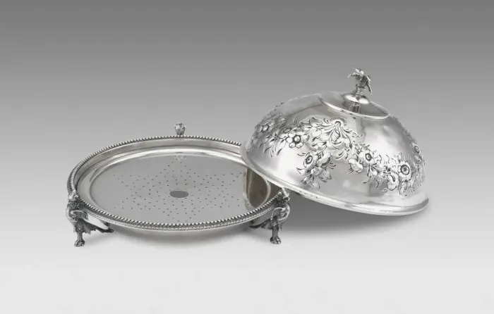 Framed Print : Butter dish, 1853 / 65. Creator: Gorham Manufacturing Company Framed Print : Butter dish, 1853 / 65. Creator: Gorham Manufacturing Company