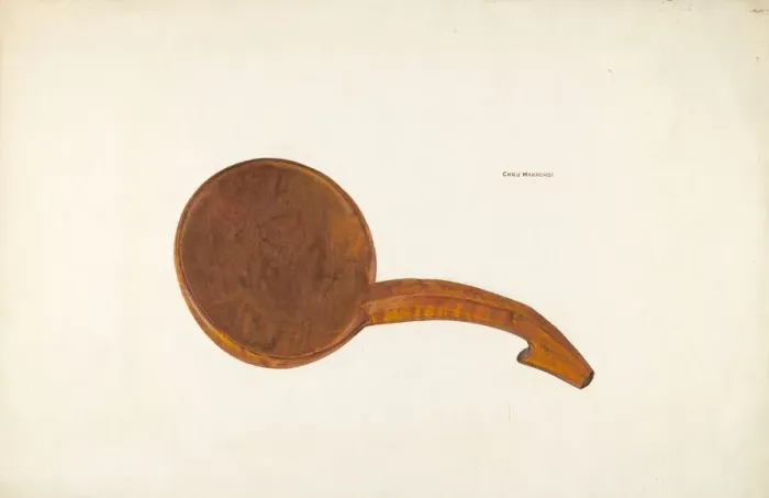 Framed Print : Butter Scoop, c. 1940. Creator: Chris Makrenos Framed Print : Butter Scoop, c. 1940. Creator: Chris Makrenos