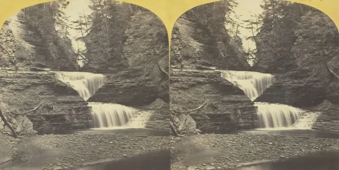 Framed Print : Buttermilk Creek, Ithaca, N. Y. Steeple Rock, about 50 ft Framed Print : Buttermilk Creek, Ithaca, N. Y. Steeple Rock, about 50 ft