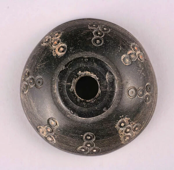 Button or Bead, Iran, 8th-10th century. Creator: Unknown
