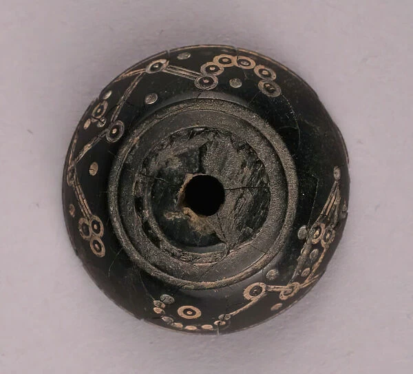 Button or Bead, Iran, 9th-10th century. Creator: Unknown