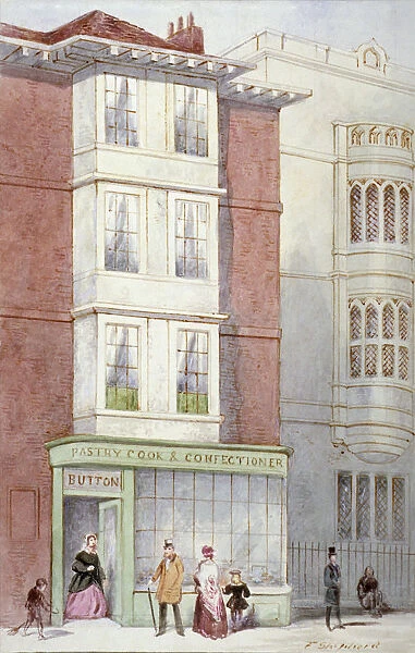 Buttons pastry and confectionery shop, 187 Fleet Street, City of London, 1887. Artist