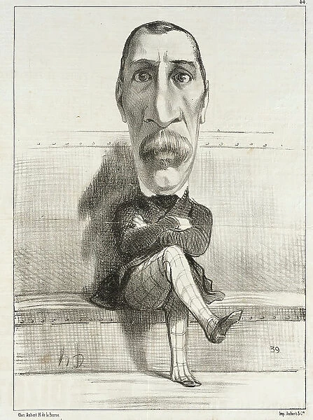 Buvignier, 1849. Creator: Honore Daumier