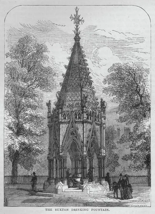 Framed Print : The Buxton Drinking Fountain, Westminster, London, c1870 (1878) Framed Print : The Buxton Drinking Fountain, Westminster, London, c1870 (1878)