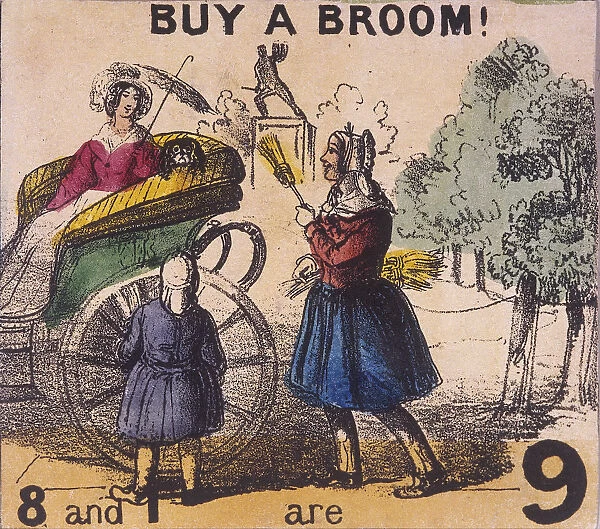 Buy a Broom!, Cries of London, c1840. Artist: TH Jones