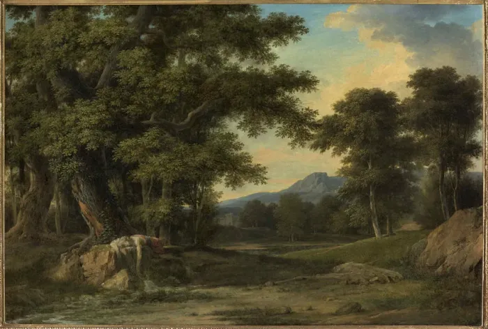 Framed Print : Byblis changed into a fountain, 1793. Creator: Valenciennes, Pierre-Henri de (1750-1819) Framed Print : Byblis changed into a fountain, 1793. Creator: Valenciennes, Pierre-Henri de (1750-1819)