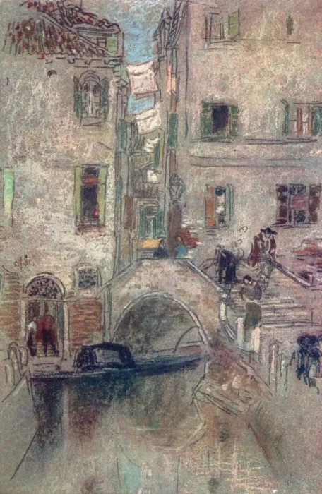 Framed Print : A Bye Canal, Venice, 19th century, (1904). Artist: James Abbott McNeill Whistler Framed Print : A Bye Canal, Venice, 19th century, (1904). Artist: James Abbott McNeill Whistler