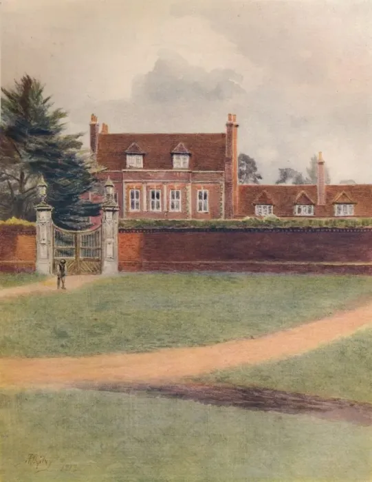 Framed Print : Byefleet Park, 1912, (1914). Artist: Jamess Ogilvy Framed Print : Byefleet Park, 1912, (1914). Artist: Jamess Ogilvy