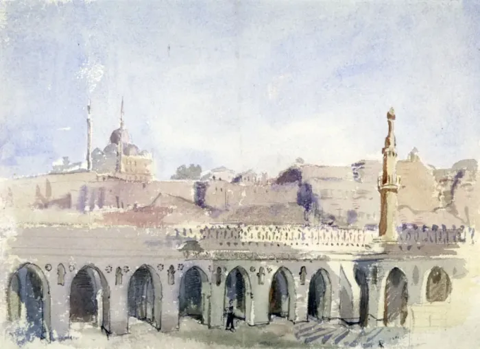 Framed Print : A Byzantine City, c1864-1930. Artist: Anna Lea Merritt Framed Print : A Byzantine City, c1864-1930. Artist: Anna Lea Merritt