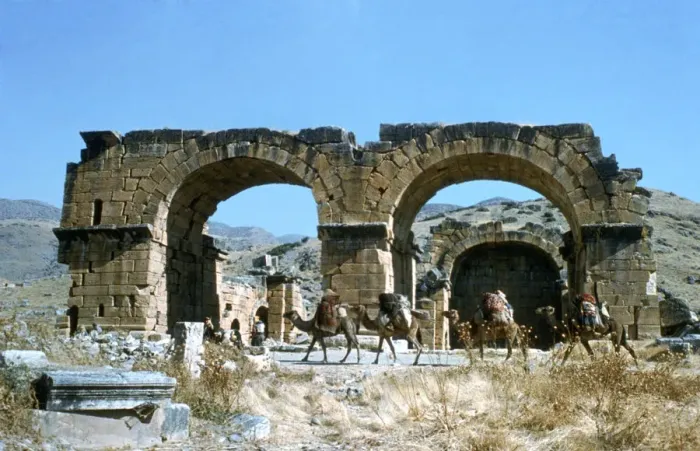 Framed Print : Byzantine, Hierapolis, Pamukkale, Turkey, 190BC Framed Print : Byzantine, Hierapolis, Pamukkale, Turkey, 190BC