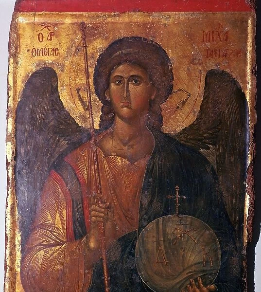 Byzantine icon of the Archangel Michael, 14th century