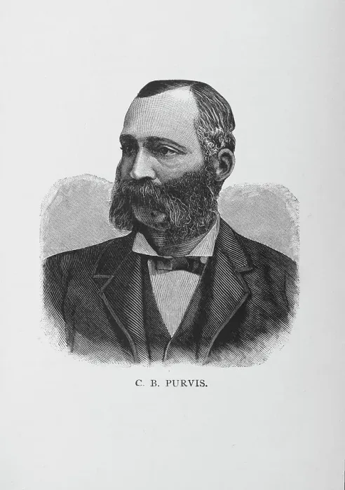 Framed Print : C. B. Purvis, 1887. Creator: Unknown Framed Print : C. B. Purvis, 1887. Creator: Unknown