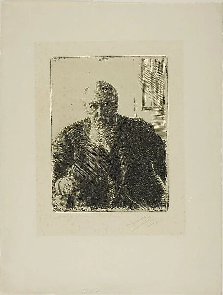 C. F. Liljevalch, 1909. Creator: Anders Leonard Zorn