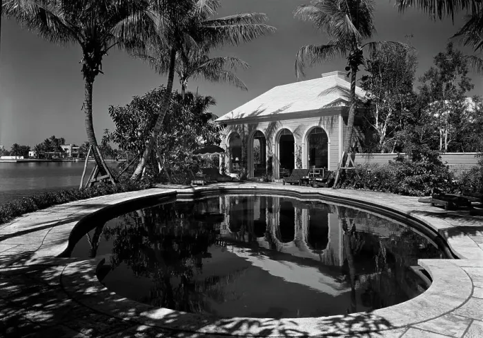 Framed Print : C. Henry Buhl, residence in El Vedado, Palm Beach, Florida, 1941. Creator: Gottscho-Schleisner, Inc Framed Print : C. Henry Buhl, residence in El Vedado, Palm Beach, Florida, 1941. Creator: Gottscho-Schleisner, Inc