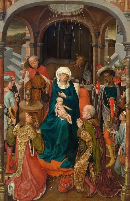Framed Print : c1470. Creator: Stockt; Vrancke van der (1420-1495)