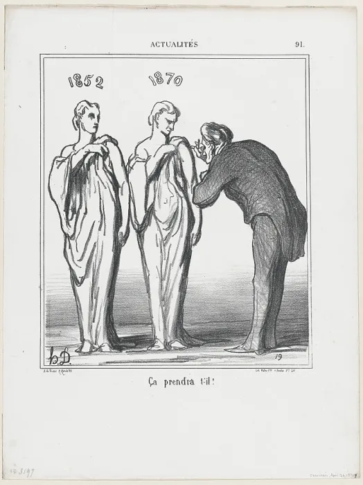 Framed Print : Ca prendra t'-il!, 1870. Creator: Honore Daumier. Ca prendra t'-il!, 1870. Creator: Honore Daumier Framed Print : Ca prendra t'-il!, 1870. Creator: Honore Daumier. Ca prendra t'-il!, 1870. Creator: Honore Daumier