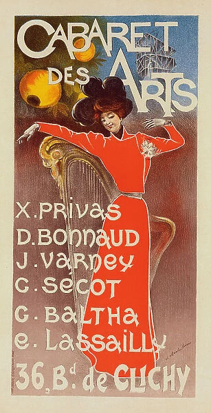 Cabaret of the Arts, c.1895. Creator: Lucas, E. Charles (active 1883-1903)
