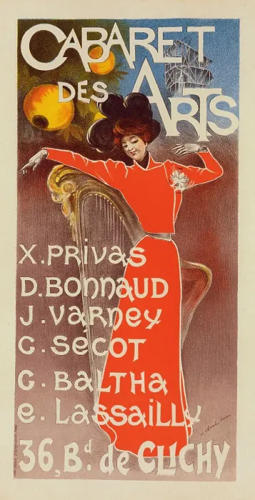 Framed Print : Cabaret of the Arts, c.1895. Creator: Lucas, E. Charles (active 1883-1903) Framed Print : Cabaret of the Arts, c.1895. Creator: Lucas, E. Charles (active 1883-1903)
