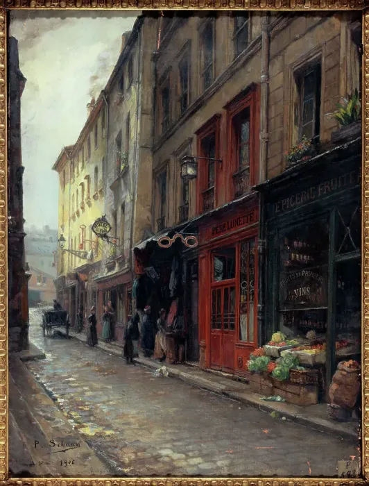Framed Print : Cabaret du Pere Lunette, rue des Anglais, 05–1906. Creator: Paul Schaan Framed Print : Cabaret du Pere Lunette, rue des Anglais, 05–1906. Creator: Paul Schaan