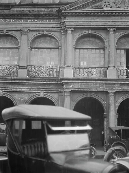 Cabildo facade, New Orleans, between 1920 and 1926. Creator: Arnold Genthe