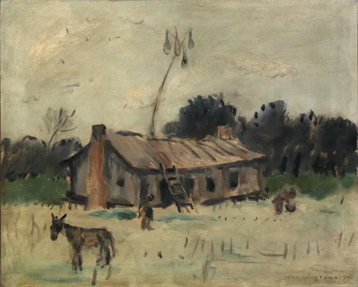 Framed Print : Cabin in Alabama, ca. 1915-1925. Creator: Anne Goldthwaite