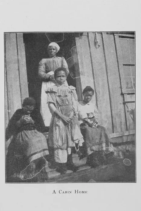 Framed Print : A cabin home, 1907. Creator: Unknown Framed Print : A cabin home, 1907. Creator: Unknown