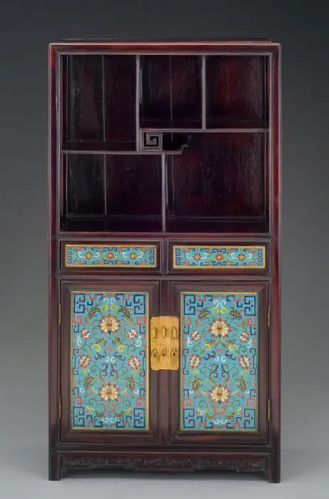 Framed Print : Cabinet, about 1800. Creator: Unknown Framed Print : Cabinet, about 1800. Creator: Unknown