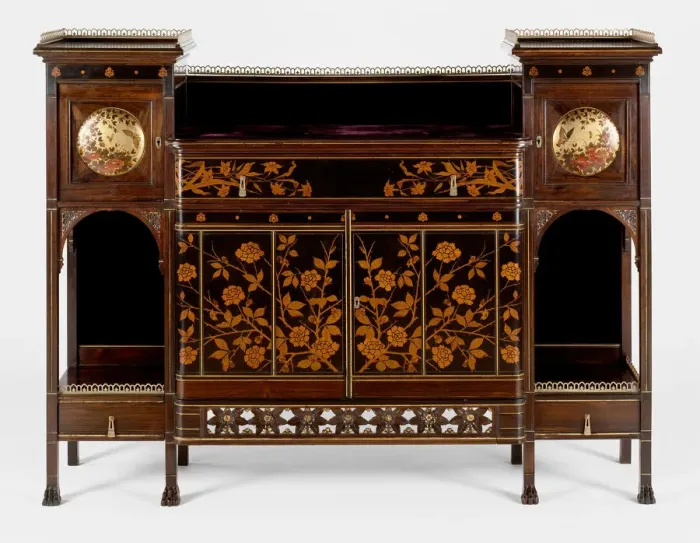 Framed Print : Cabinet, 1878 / 80. Creator: Herter Brothers Framed Print : Cabinet, 1878 / 80. Creator: Herter Brothers