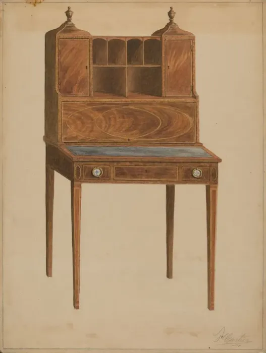 Framed Print : Cabinet, 1935 / 1942. Creator: Ferdinand Cartier Framed Print : Cabinet, 1935 / 1942. Creator: Ferdinand Cartier