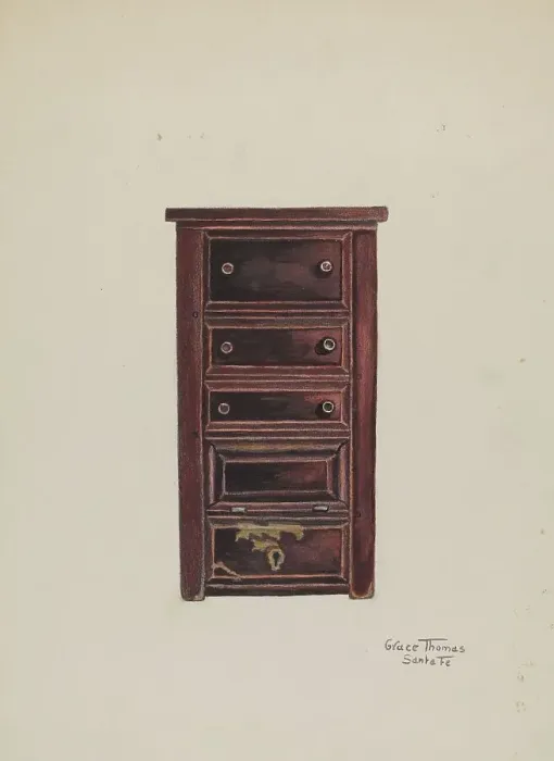Framed Print : Cabinet, 1935 / 1942. Creator: Grace Thomas